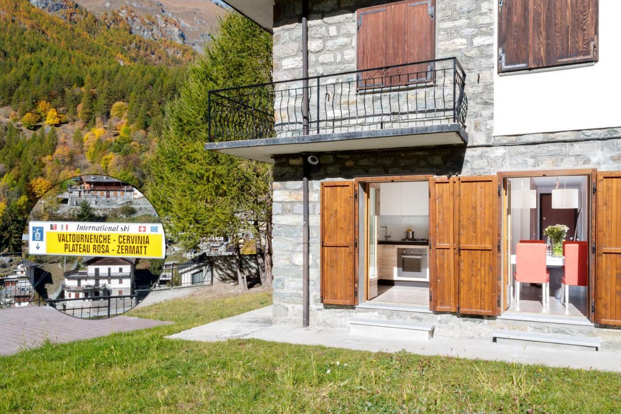 Hellochalet - Maison Rue De La Neige - Family Ski Holiday Walking Distance Skirun And Gondola Valtournenche Exteriér fotografie